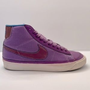 Vintage Nike blazer mid violet pop blue 2009 size 9